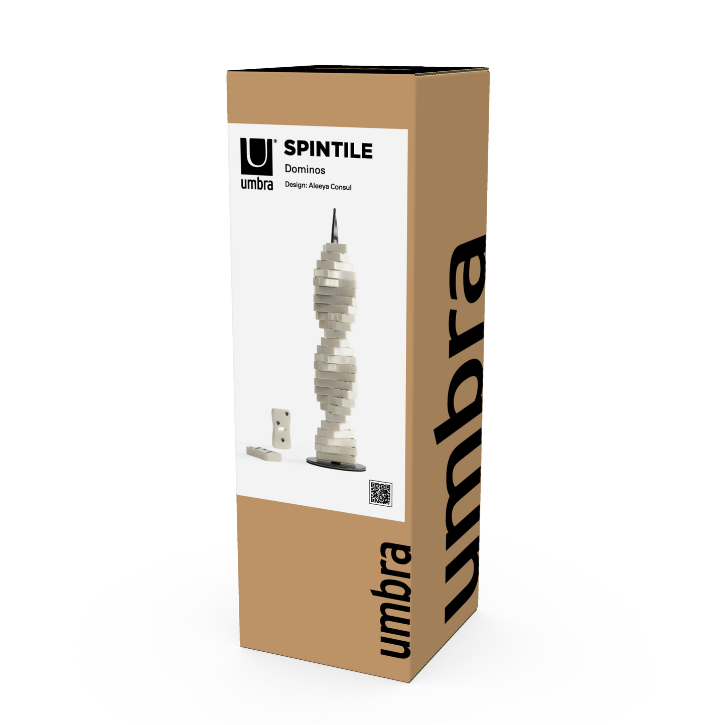 Umbra Spintile Dominos Black