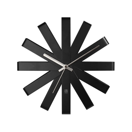 Umbra Ribbon Wall Clock 30cm Black