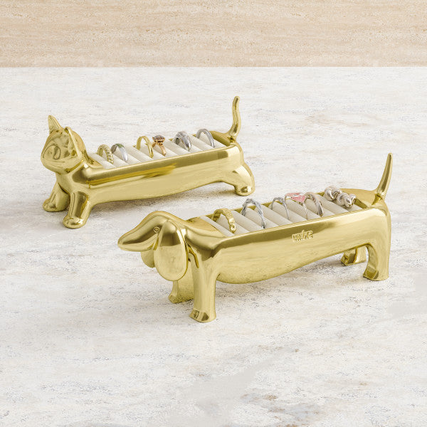 Umbra Dachsie Ring Holder Brass