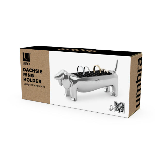 Umbra Dachsie Ring Holder Chrome