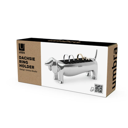 Umbra Dachsie Ring Holder Chrome