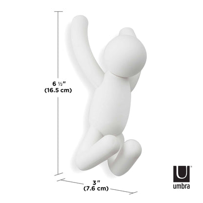 Umbra Buddy Hooks White Set of 3