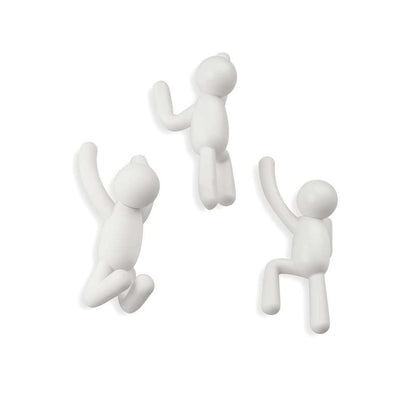 Umbra Buddy Hooks White Set of 3