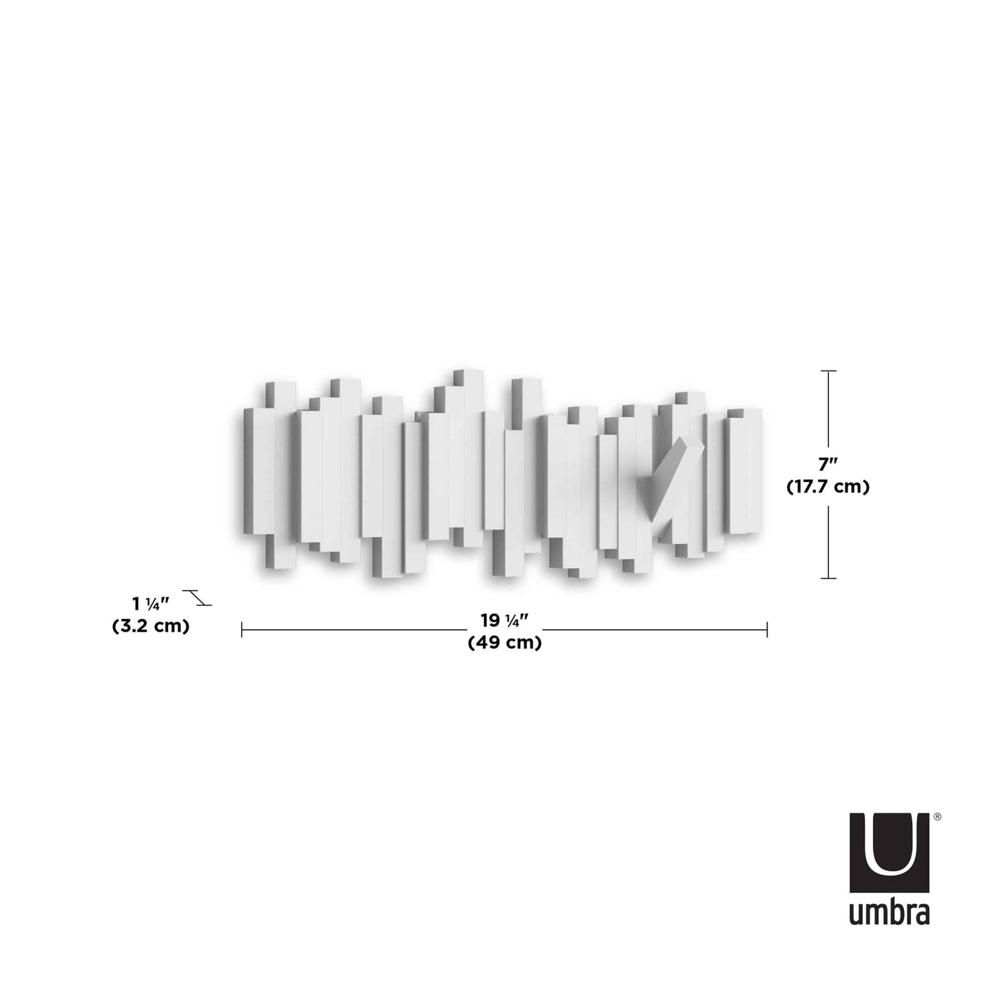 Umbra Sticks Multi Hook White