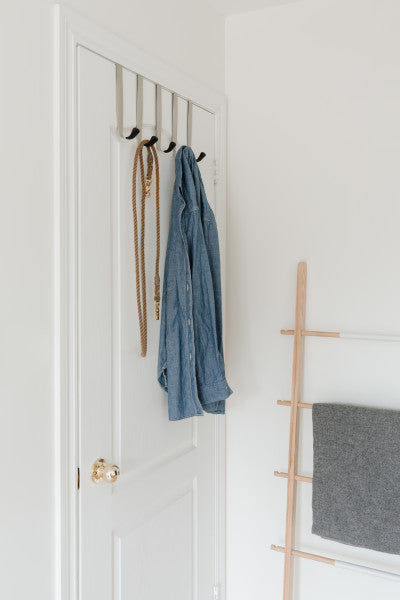 Umbra Schnook 5 Hook Over The Door Nickel