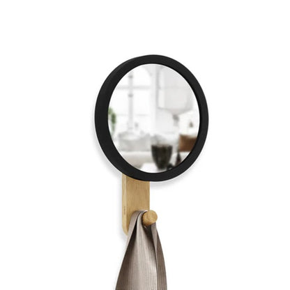 Umbra Hub Mirror Hook Single Black & Natural