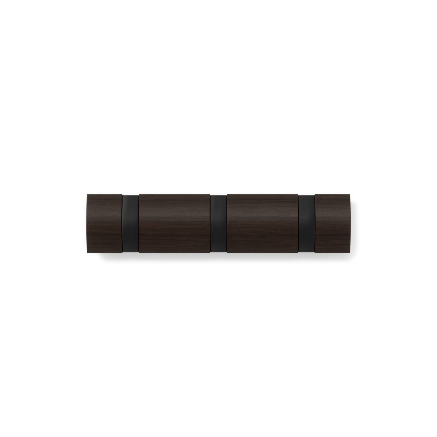 Umbra Flip Hook Set of 3 Black & Walnut