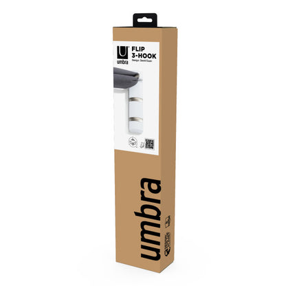 Umbra Flip Hook Set of 3 White