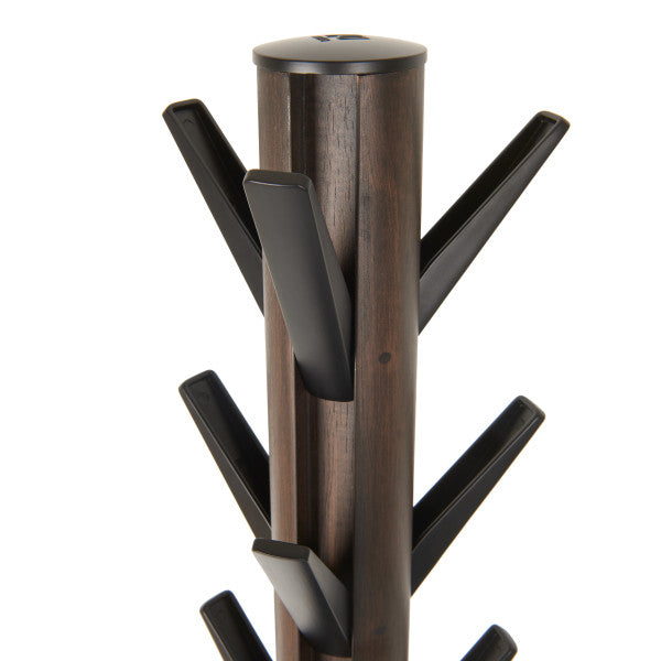 Umbra Flapper Coat Rack Black And Walnut
