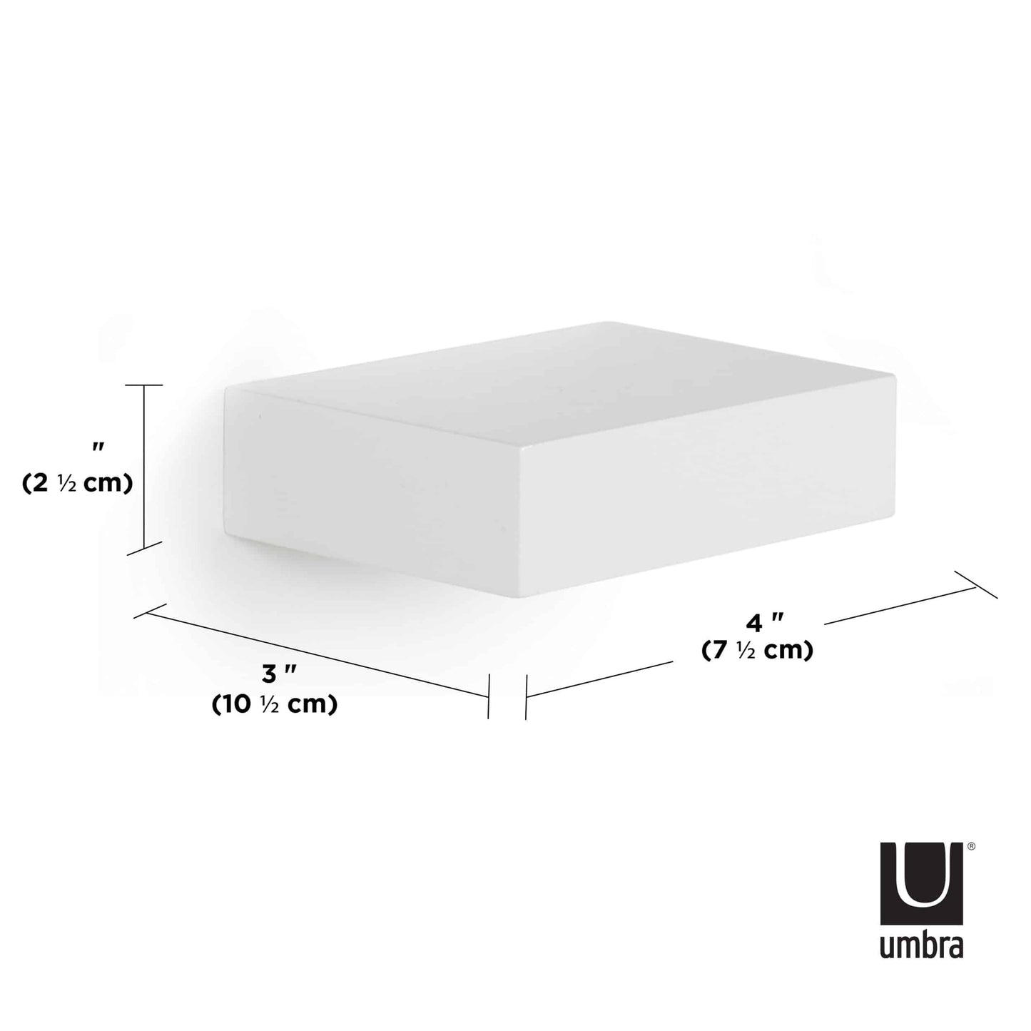 Umbra Showcase Shelves Set of 3 White