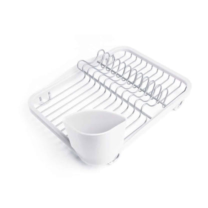 Umbra Sinkin Dish Rack White & Nickel