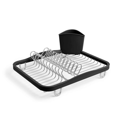 Umbra Sinkin Dish Rack Smoke & Nickel