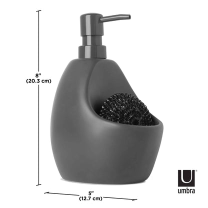 Umbra Joey Pump And Scrubby Combo Charcoal