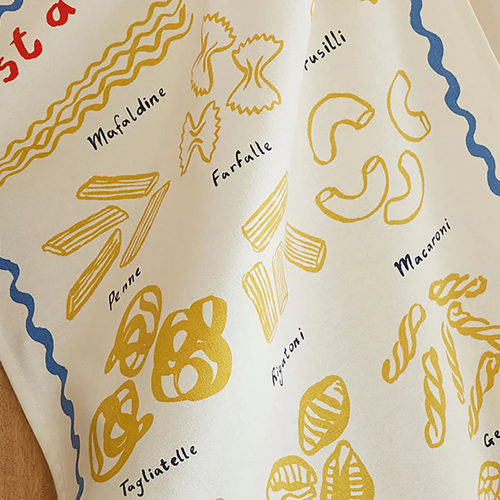 Ulster Weavers Tea Towel Pasta Lovers Club Guide
