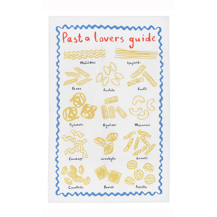 Ulster Weavers Tea Towel Pasta Lovers Club Guide