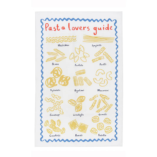 Ulster Weavers Tea Towel Pasta Lovers Club Guide