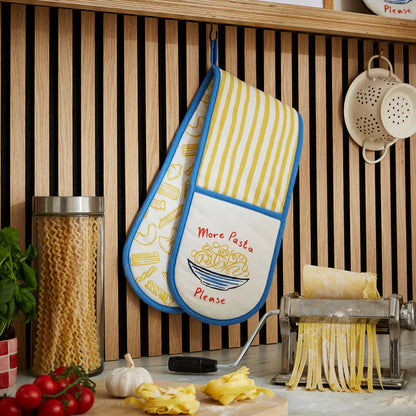 Ulster Weavers Double Oven Glove Pasta Lovers Club