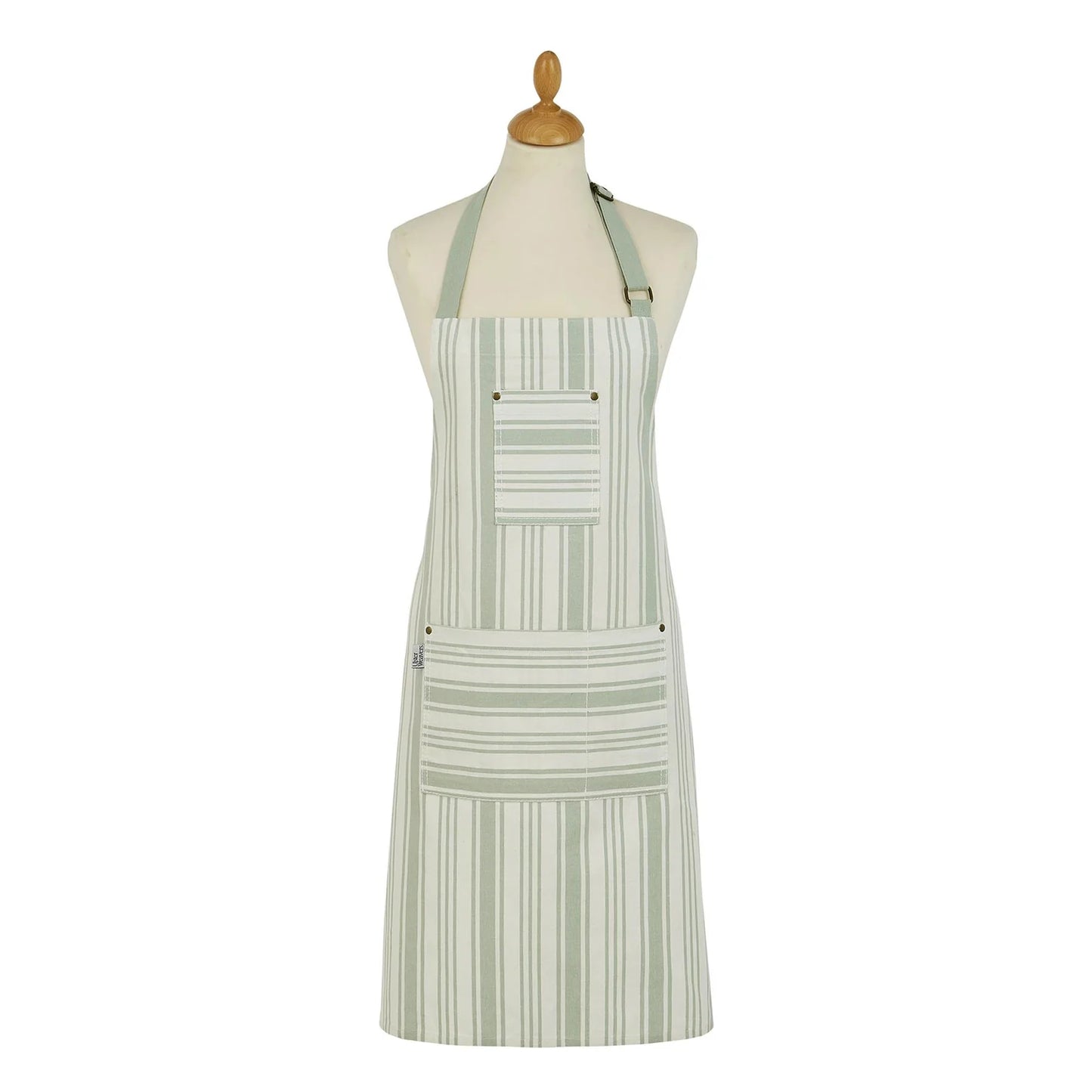 Ulster Weavers Apron Sage Stripe