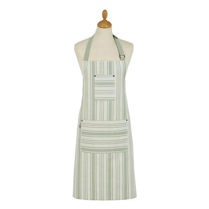 Ulster Weavers Apron Sage Stripe