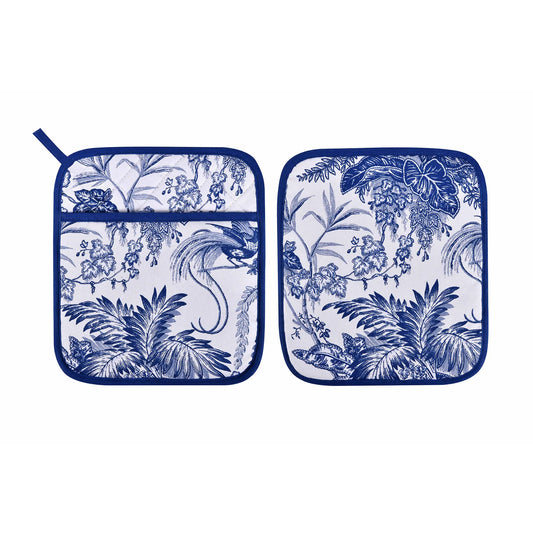 Ulster Weavers Pot Mitt Willow Toile