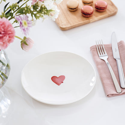 With Love Breakfast Plate Sending Love
