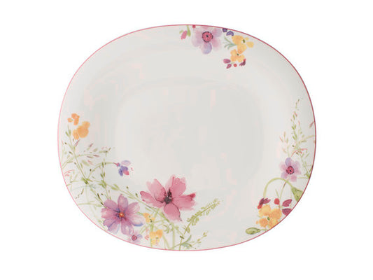 Mariefleur Oval Flat Plate 29x25cm