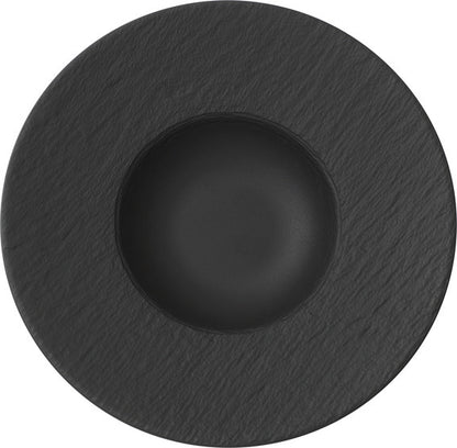 Manufacture Rock Black Pasta Plate 29cm