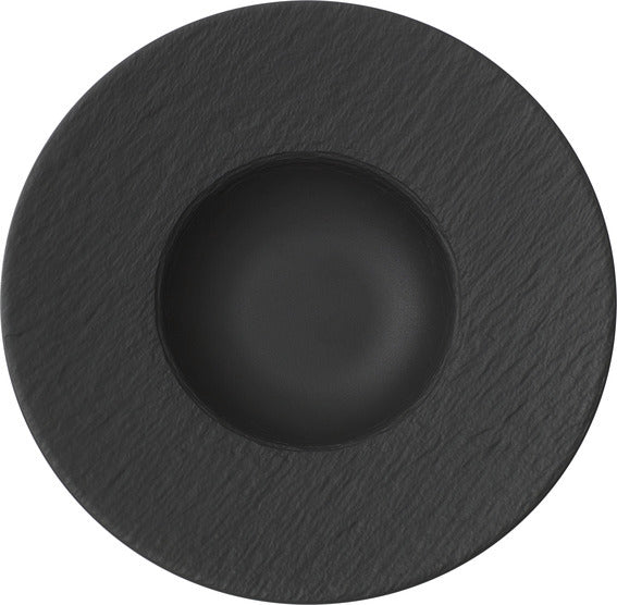 Manufacture Rock Black Pasta Plate 29cm