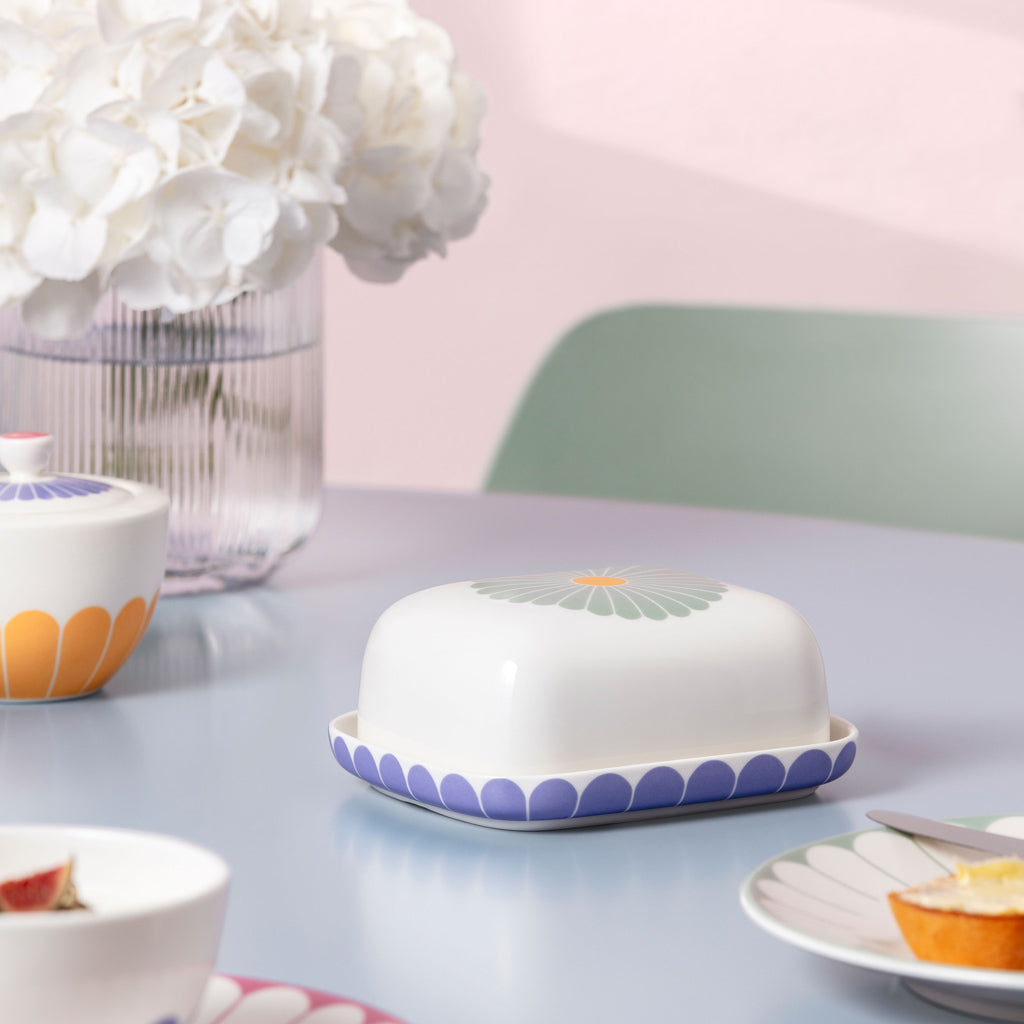 Fleur Couleur Butterdish