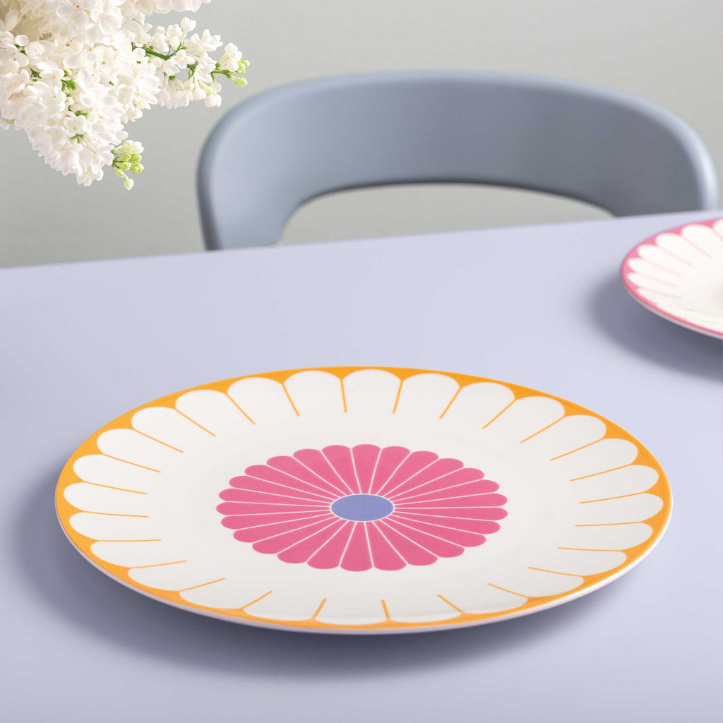 Fleur Couleur Serving Platter