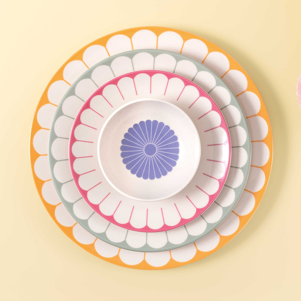 Fleur Couleur Serving Platter