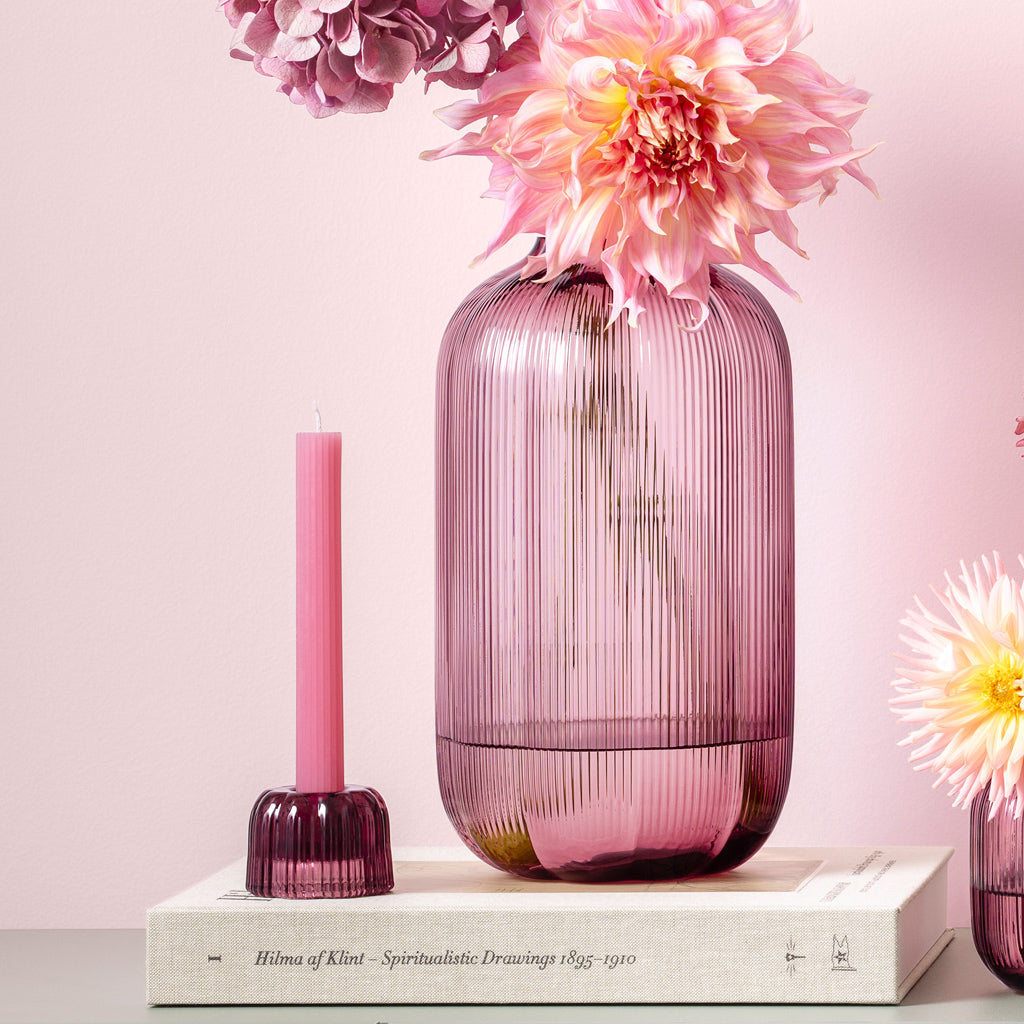 Fleur Cassis Candleholder 2 in 1