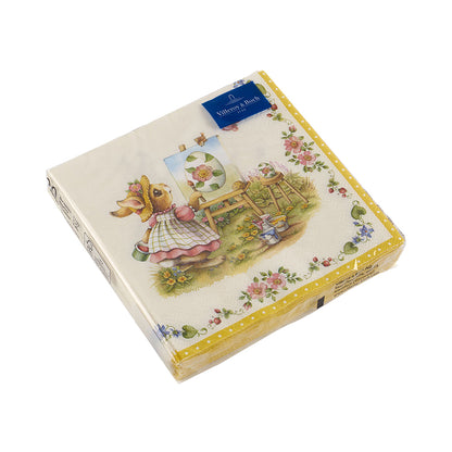 Easter Lunch Napkins Bunnies 33x33cm