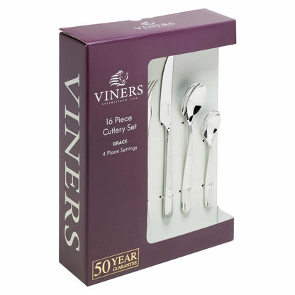 Viners Grace Cutlery Set 16 Piece 18/10