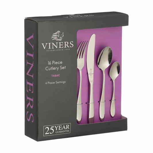 Viners Tabac Cutlery Set 16 Piece 18/0