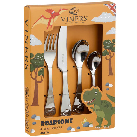 Viners Kids Cutlery Roarsome Set of 4
