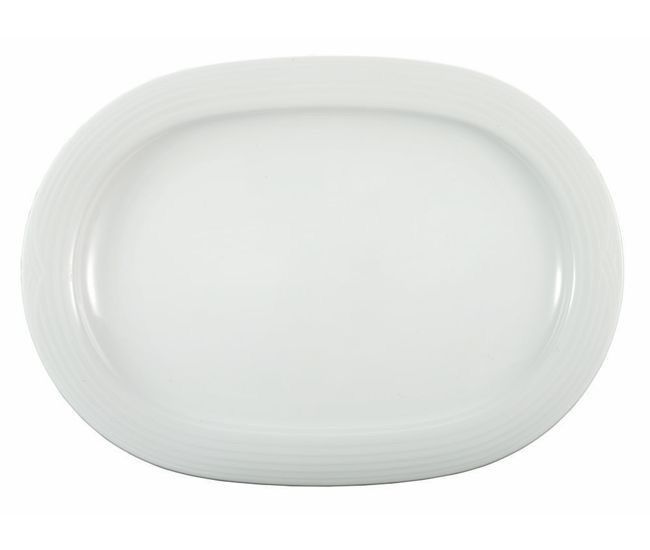 Noritake Arctic White Oval Platter 36cm