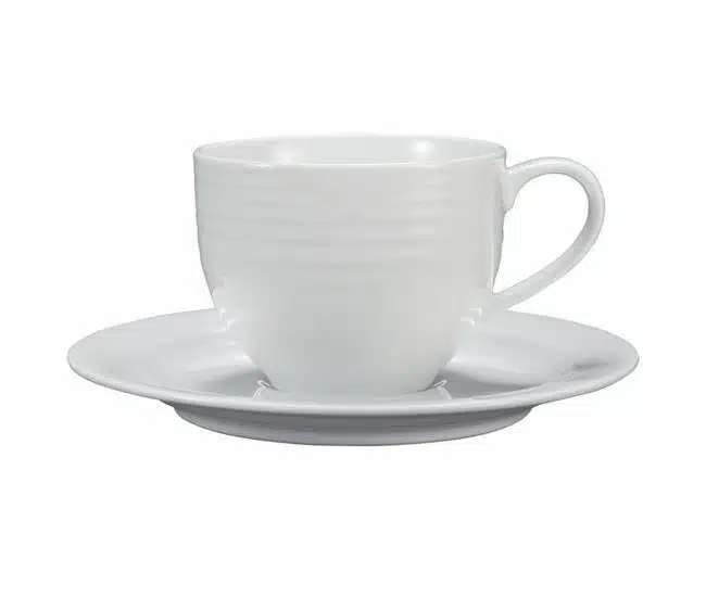 Noritake Arctic White Tea Cup & Saucer 200ml