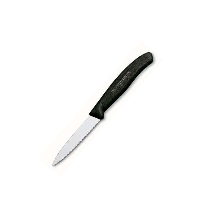 Victorinox Paring Knife Serrated Black 8cm