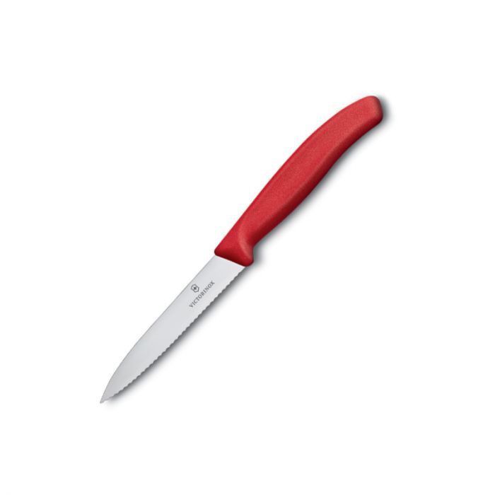 Victorinox Paring Knife Serrated Red 10cm