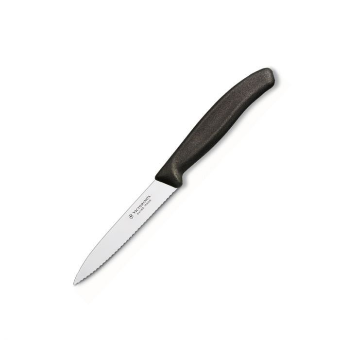 Victorinox Paring Knife Serrated Black 10cm