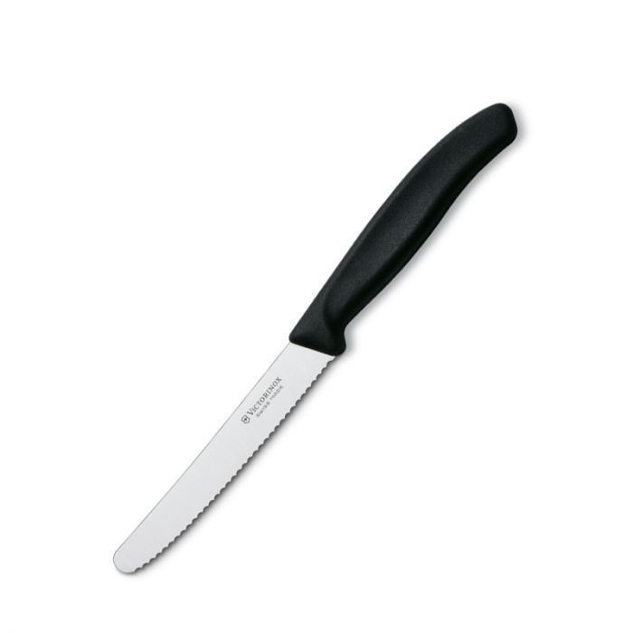 Victorinox Knife Serrated Black 11cm