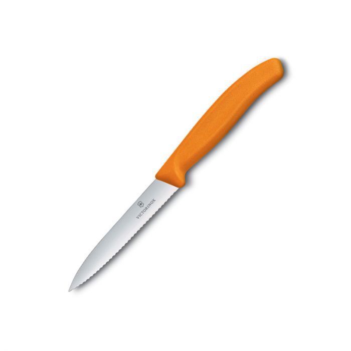Victorinox Paring Knife Serrated Orange 10cm