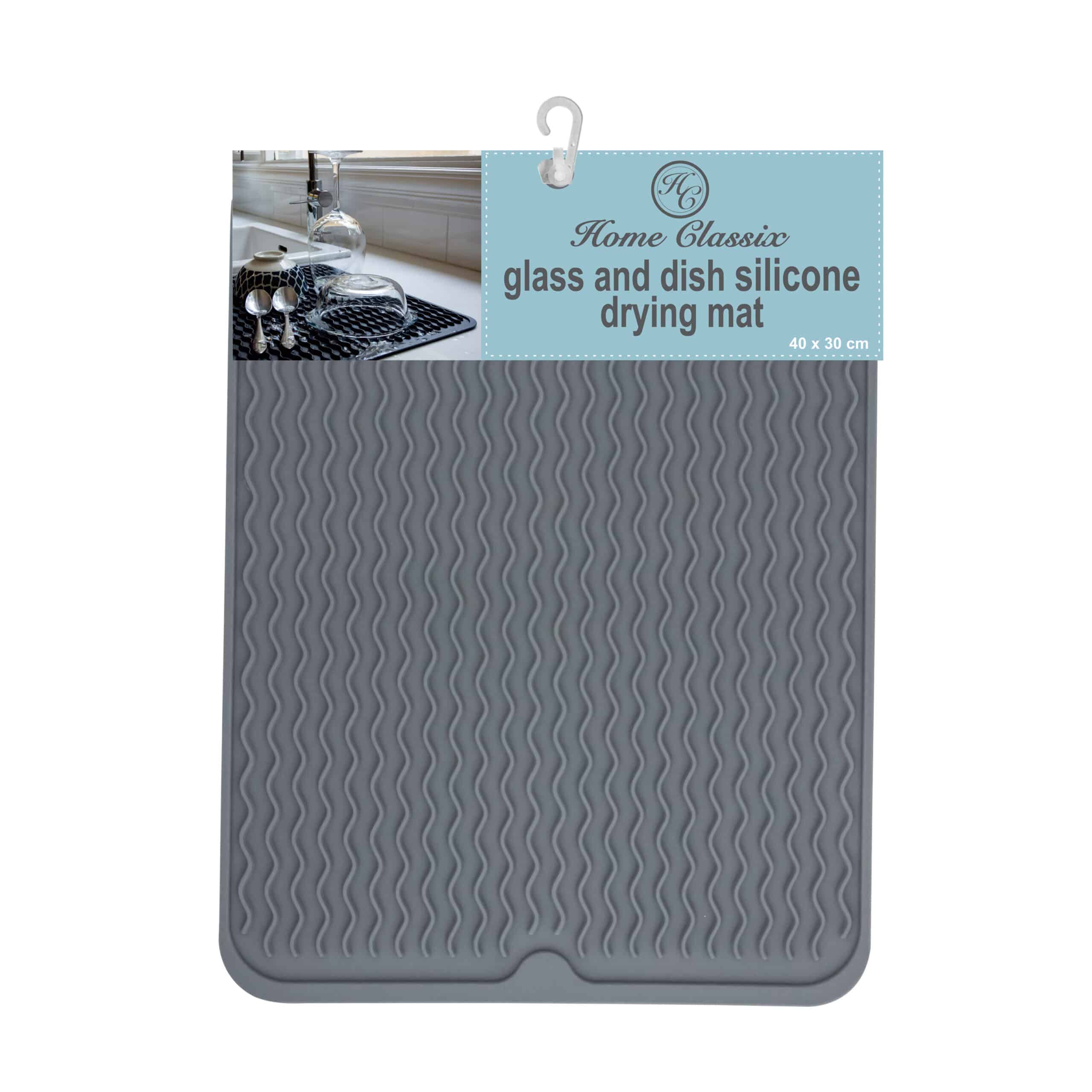 Home Classix Dish Drying Silicone Mat 40x30cm