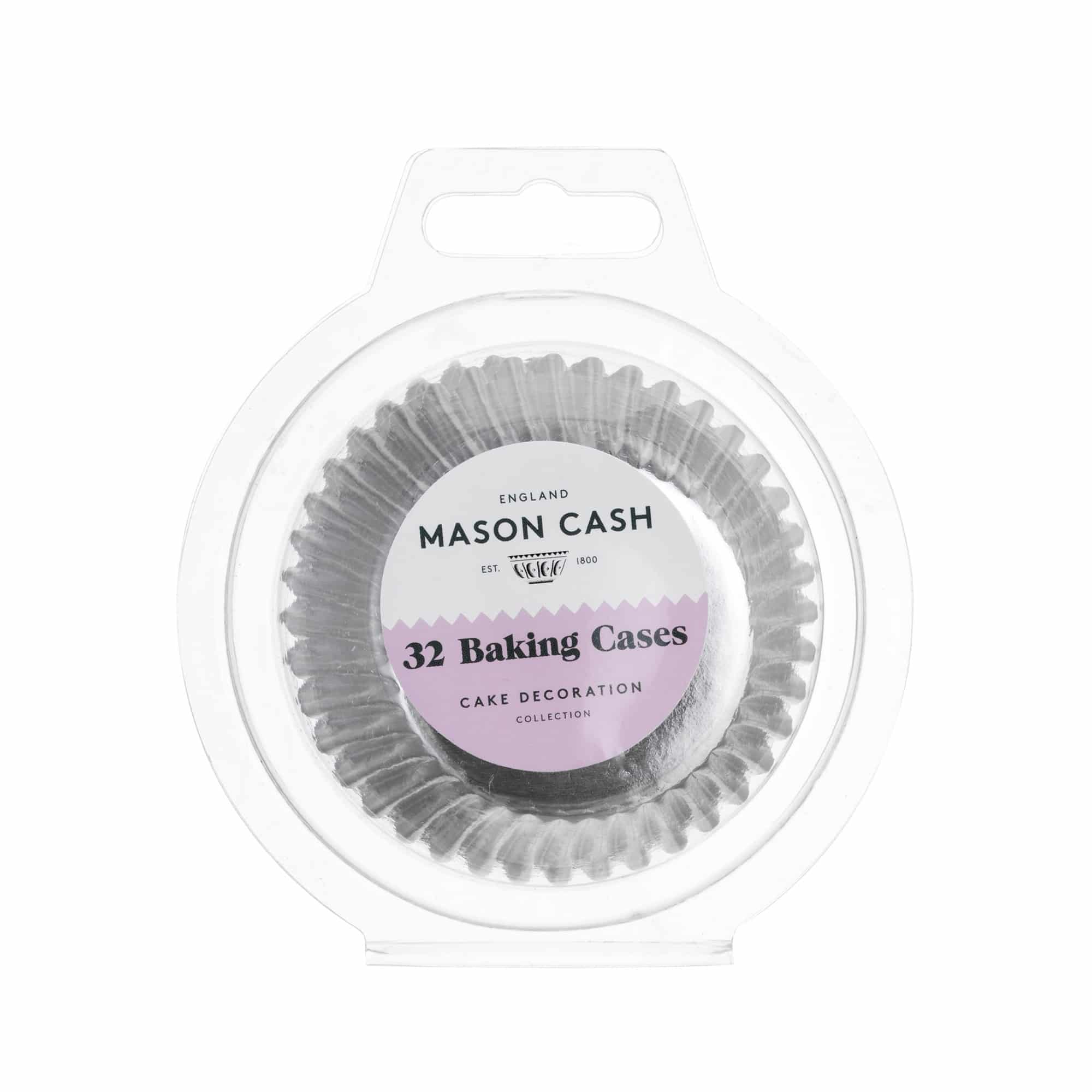 Mason Cash Cupcake Cases Silver Foil 32