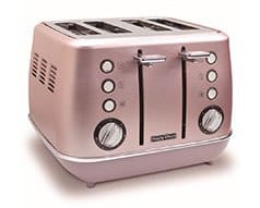 Morphy Richards Toaster 4 Slice Pink Evoke