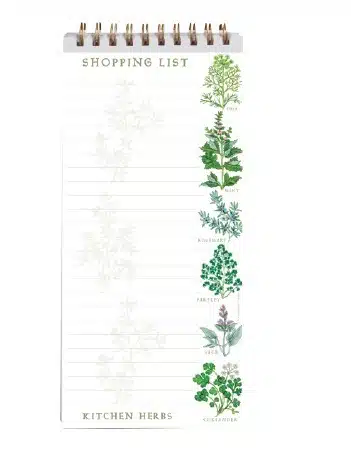 Magnetic Shopping List Pad Erika's Herbs