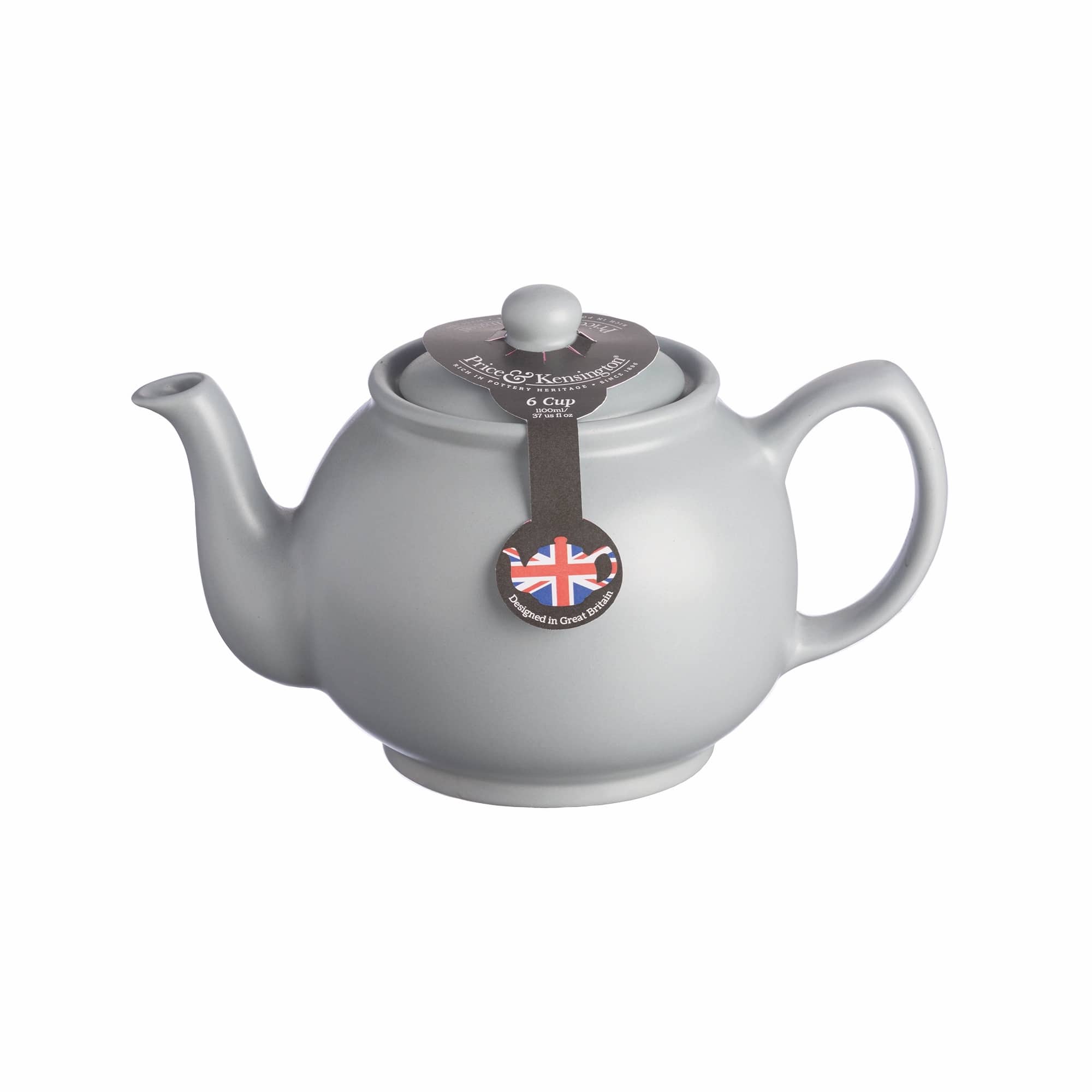 Price & Kensington Teapot 6 Cup Grey