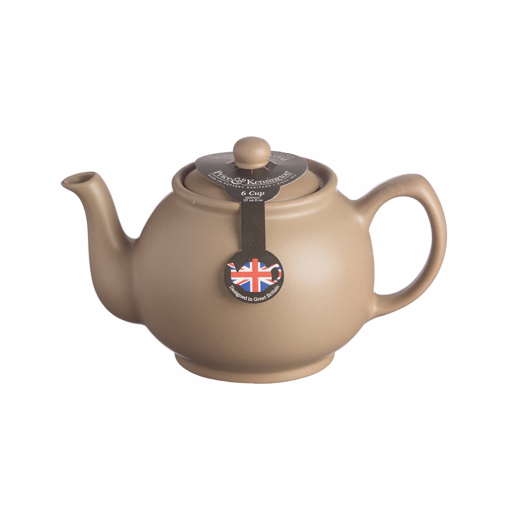 Price & Kensington Teapot 6 Cup Taupe