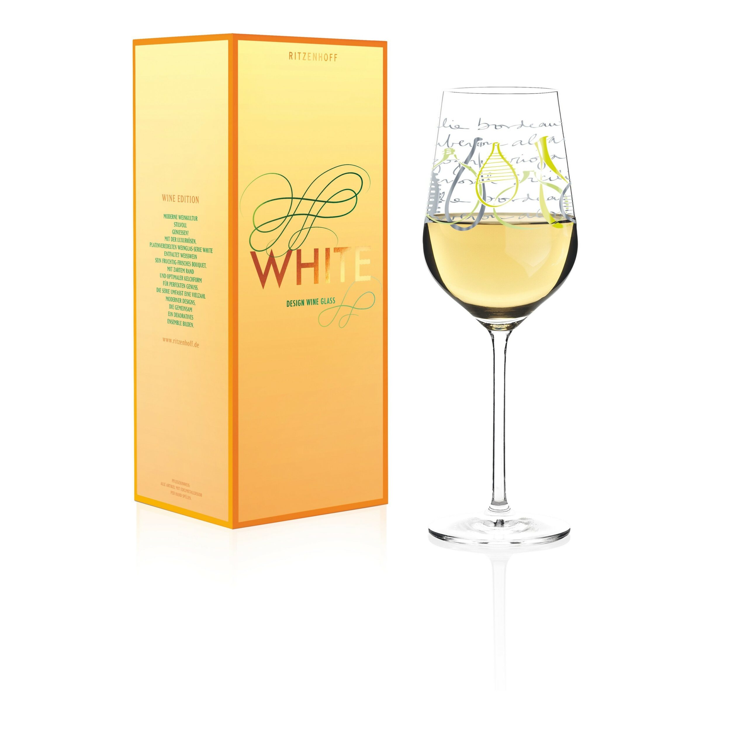 Ritzenhoff White Wine Glass V.Romo
